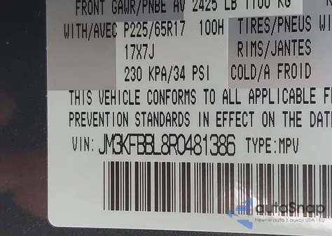 2024 Mazda Cx-5 2.5 S Select from USA, damaged, VIN JM3KFBBL8R0481386